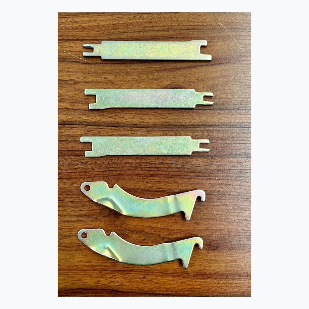 Complete brake adjuster and link hardware kit components